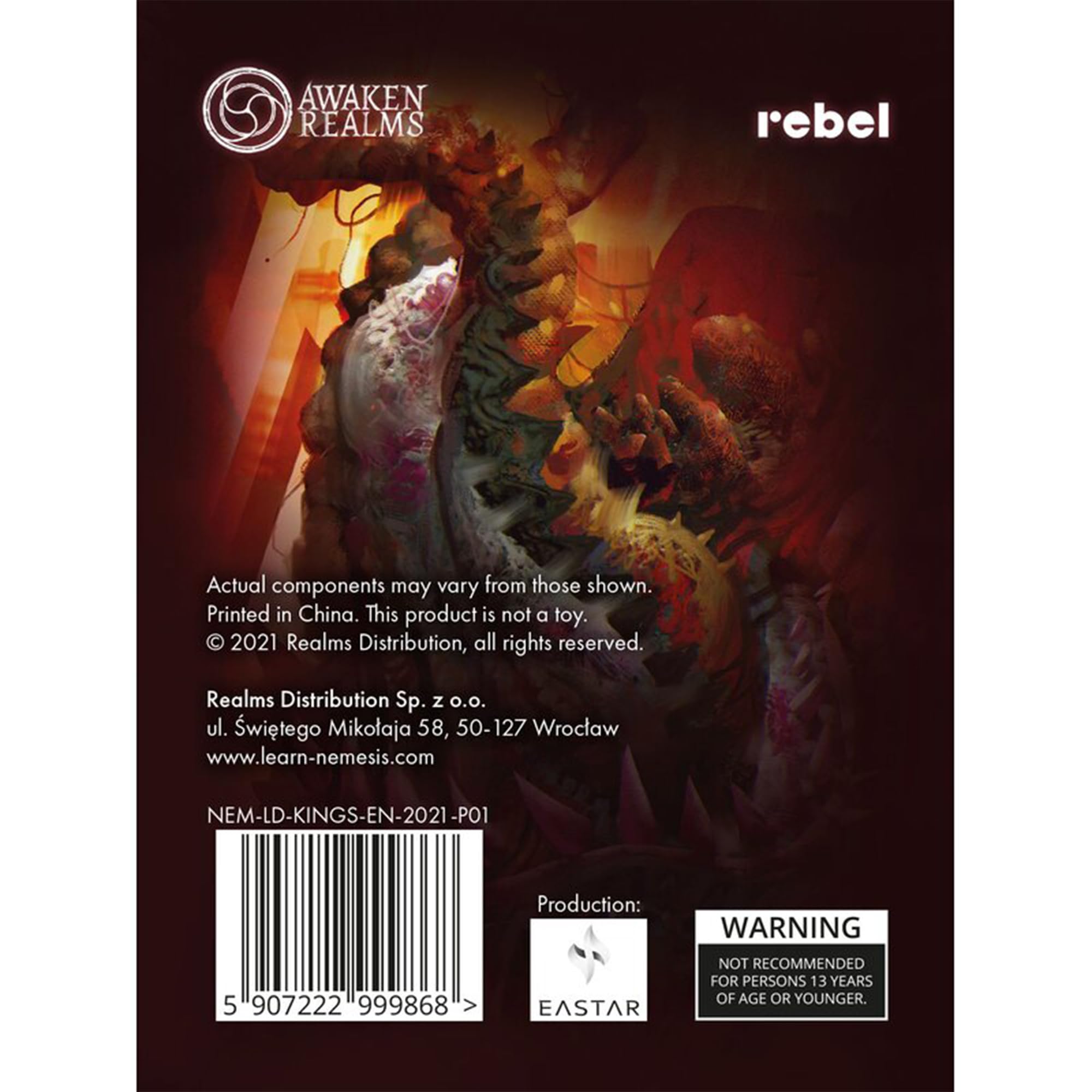 Amazon.com: Nemesis Lockdown Alien Kings Miniatures Expansion